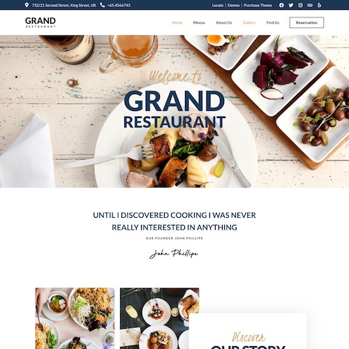 Grand Restaurant WordPress Theme Demo 3 – Just another Grand Restaurant WordPress Theme Sites site