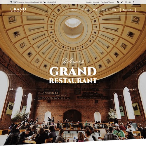 Grand Restaurant WordPress Theme Demo 6 – Just another Grand Restaurant WordPress Theme Sites site