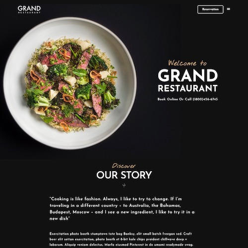 Grand Restaurant WordPress Theme Demo 7 – Just another Grand Restaurant WordPress Theme Sites site
