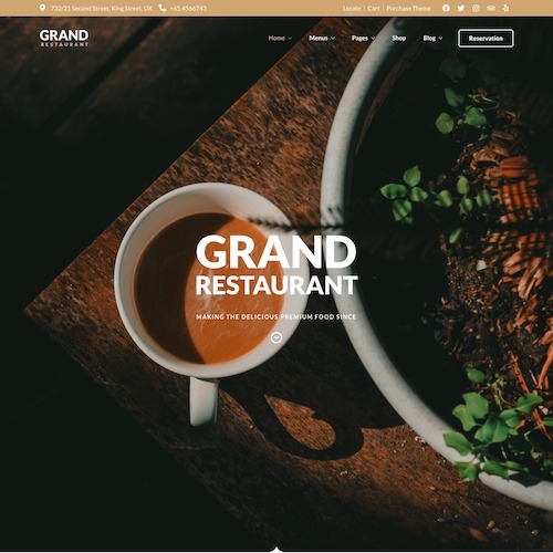 Home 3 – Grand Restaurant WordPress Theme